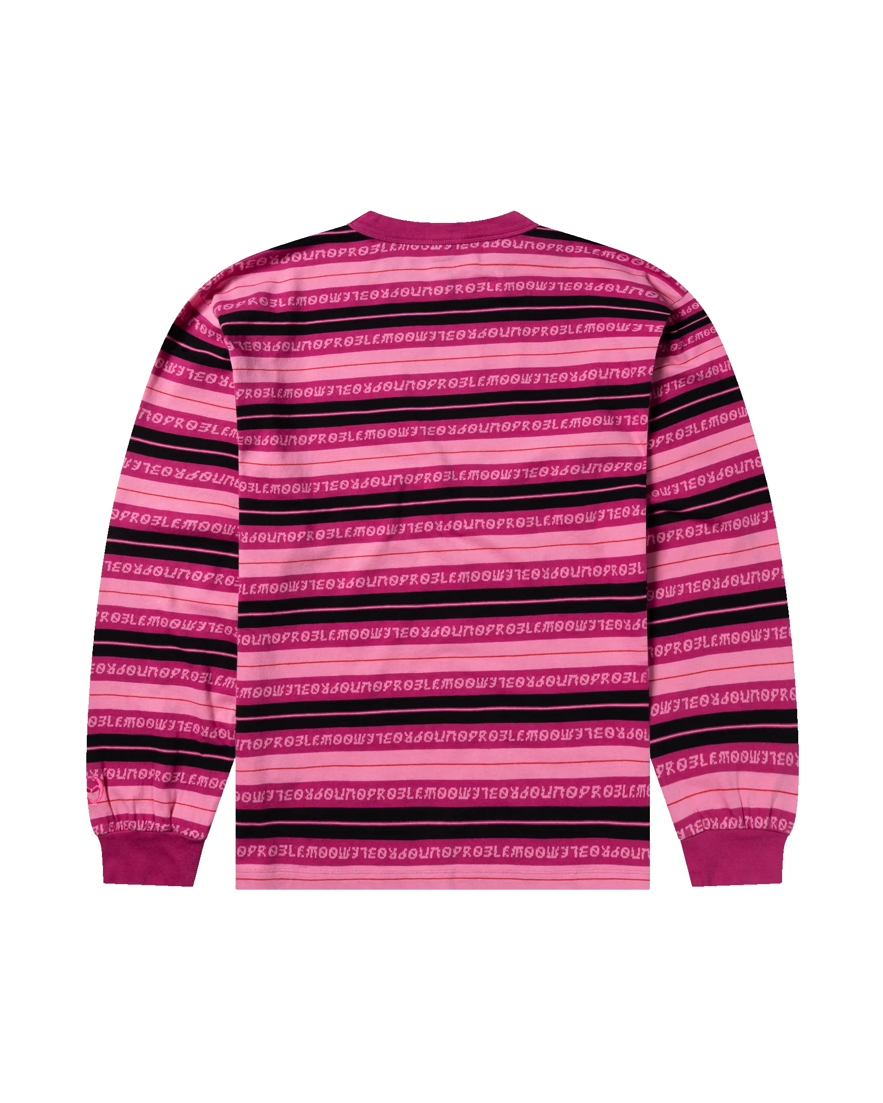 Jacquard Stripe LS Tee sold by No Problemo product image thumbnail 3