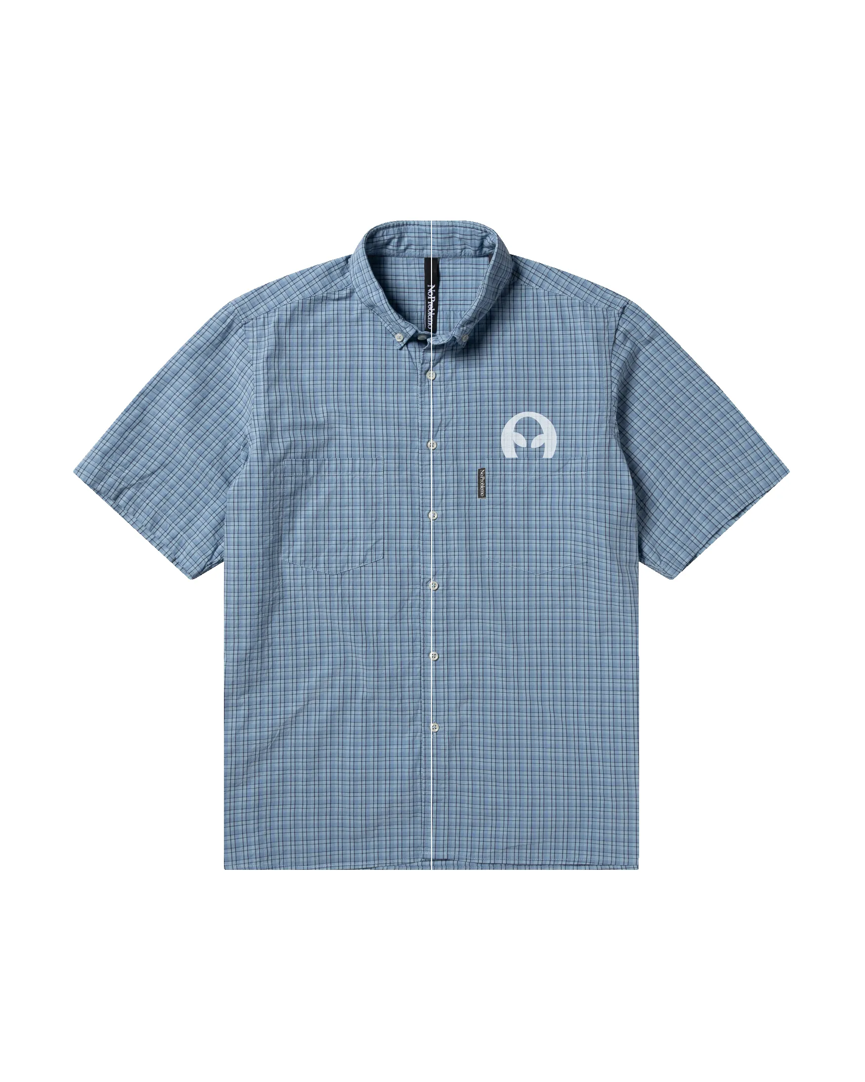 Alien-O Print SS Check Shirt sold by No Problemo