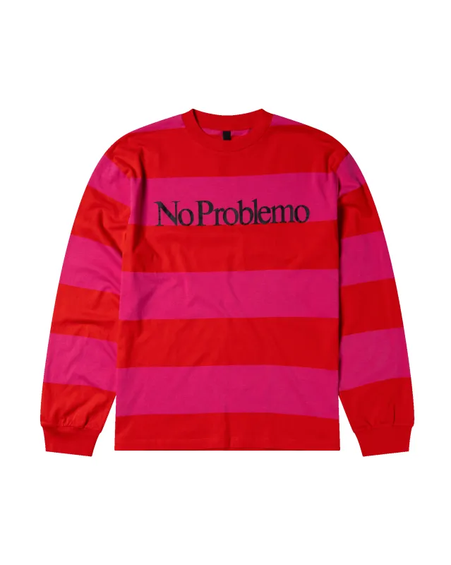 No Problemo Striped LS Tee made by No Problemo