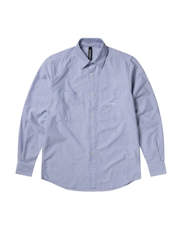 Oxford Stripe LS Shirt made by No Problemo