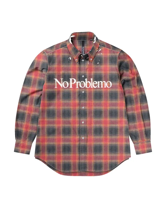 No Problemo Plaid LS Shirt made by No Problemo