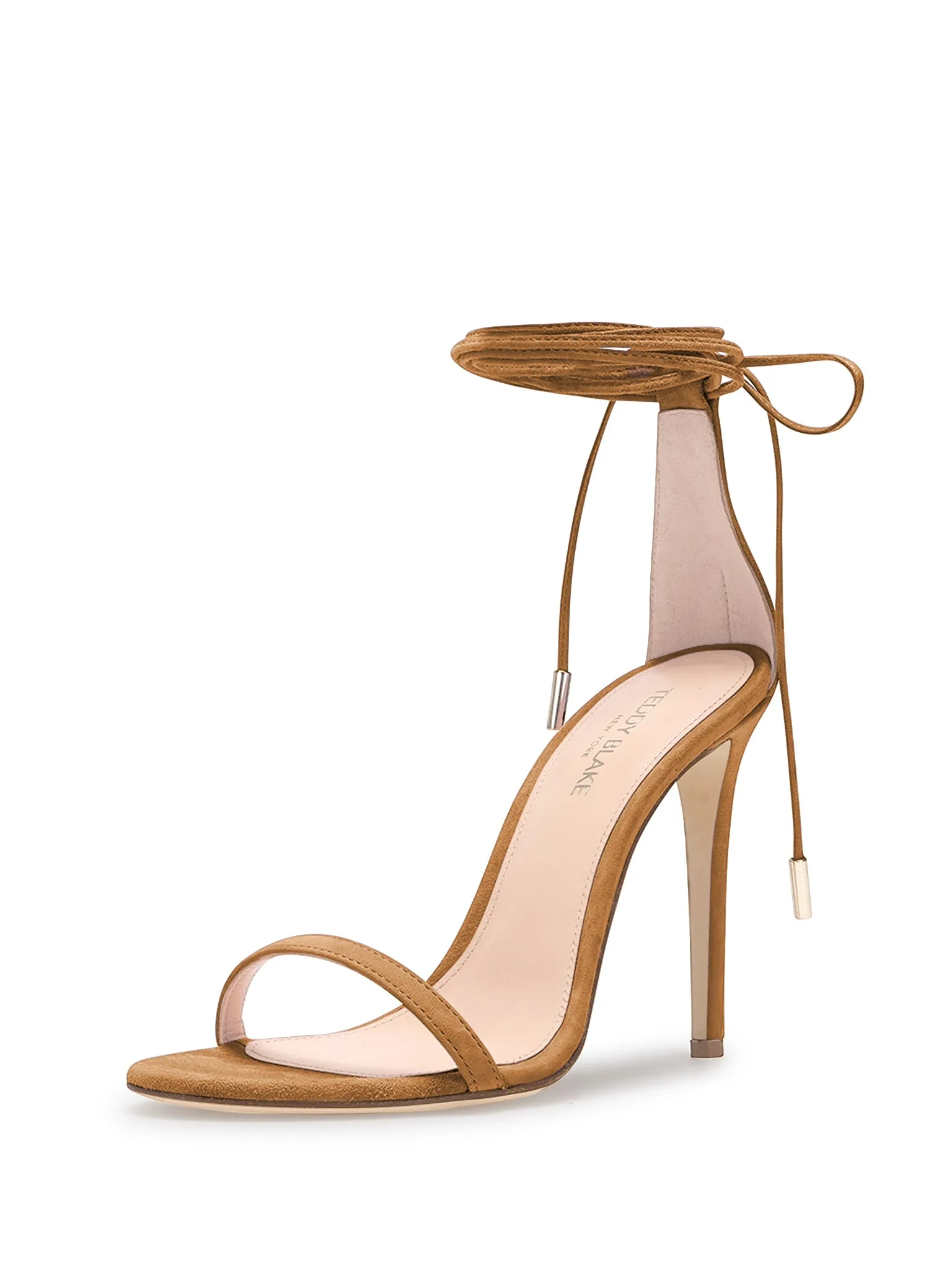 Emma Suede Sandals - Camel sold by Teddy Blake product image thumbnail 3