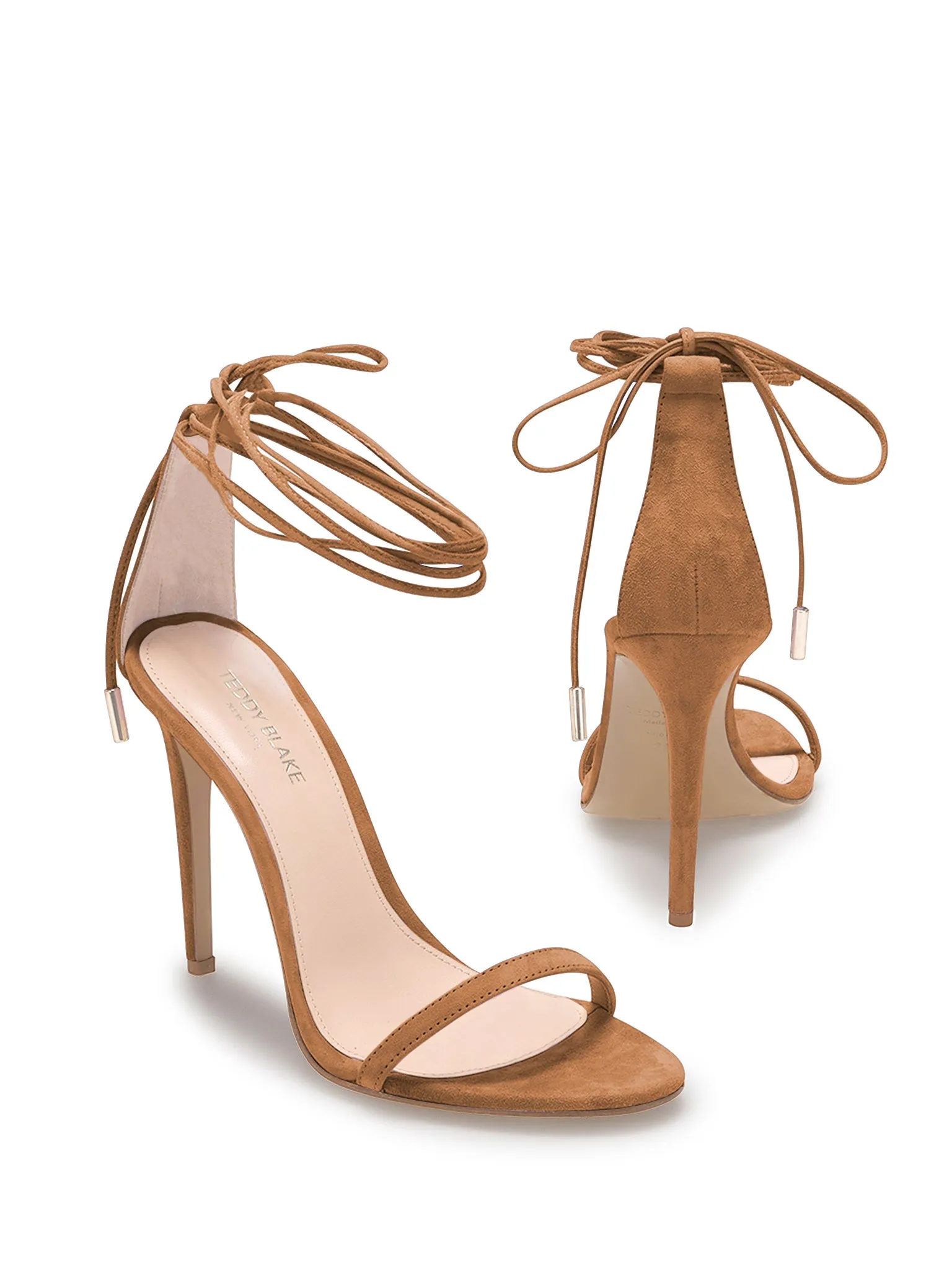 Emma Suede Sandals - Camel sold by Teddy Blake product image thumbnail 4