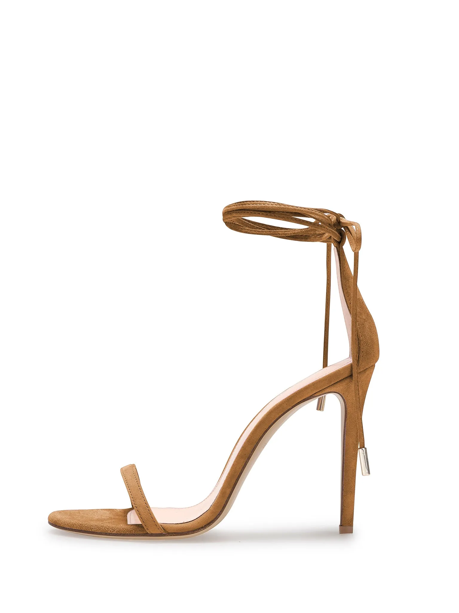Emma Suede Sandals - Camel sold by Teddy Blake product image thumbnail 5