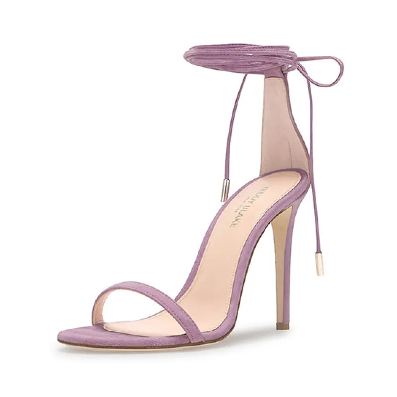 Emma Suede Sandals - Lilac sold by Teddy Blake
