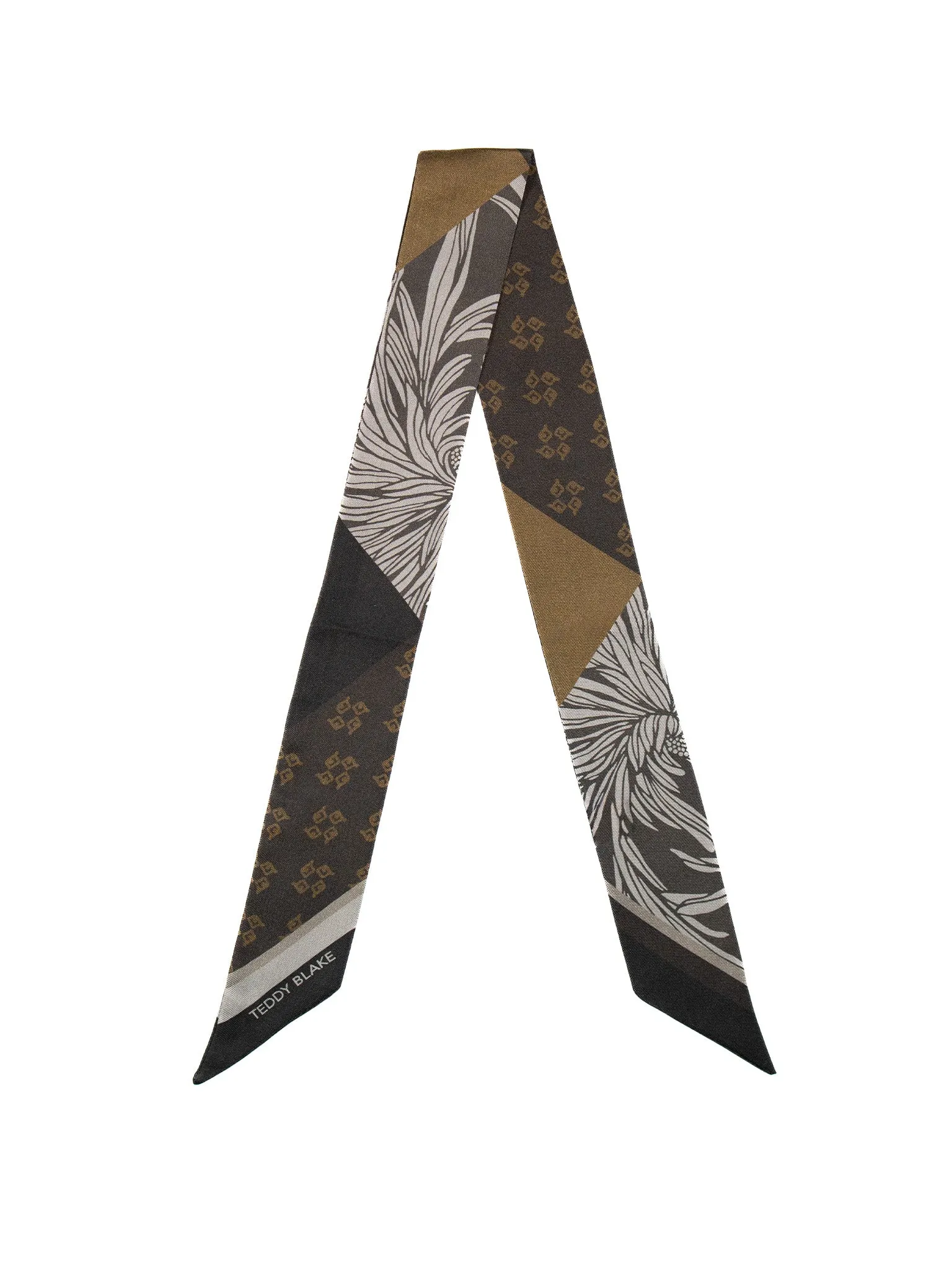 Silk Bag Tie - Dark Brown sold by Teddy Blake product image thumbnail 3
