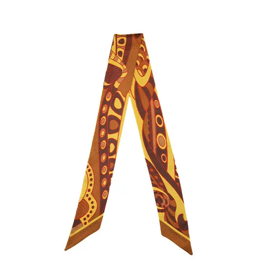 Silk Bag Tie - Mustard sold by Teddy Blake product image thumbnail 2