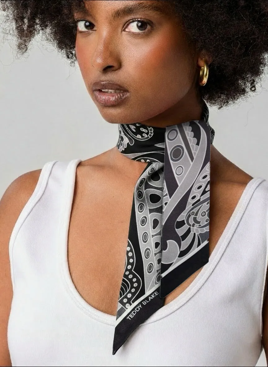 Silk Bag Tie - Mustard sold by Teddy Blake product image thumbnail 5