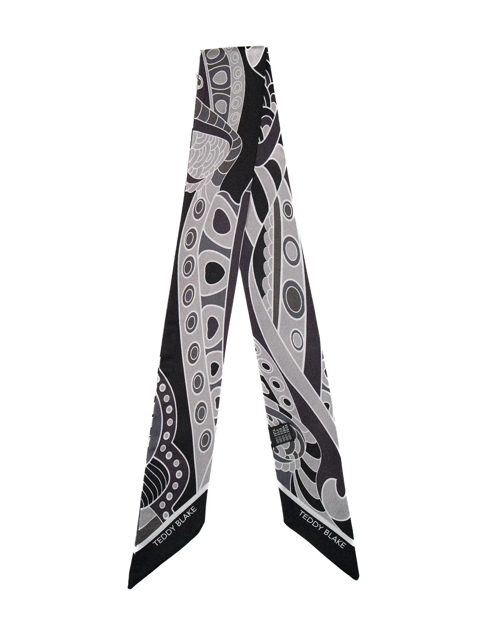 Silk Bag Tie - Black sold by Teddy Blake product image thumbnail 3