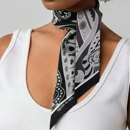 Silk Bag Tie - Black sold by Teddy Blake product image thumbnail 2