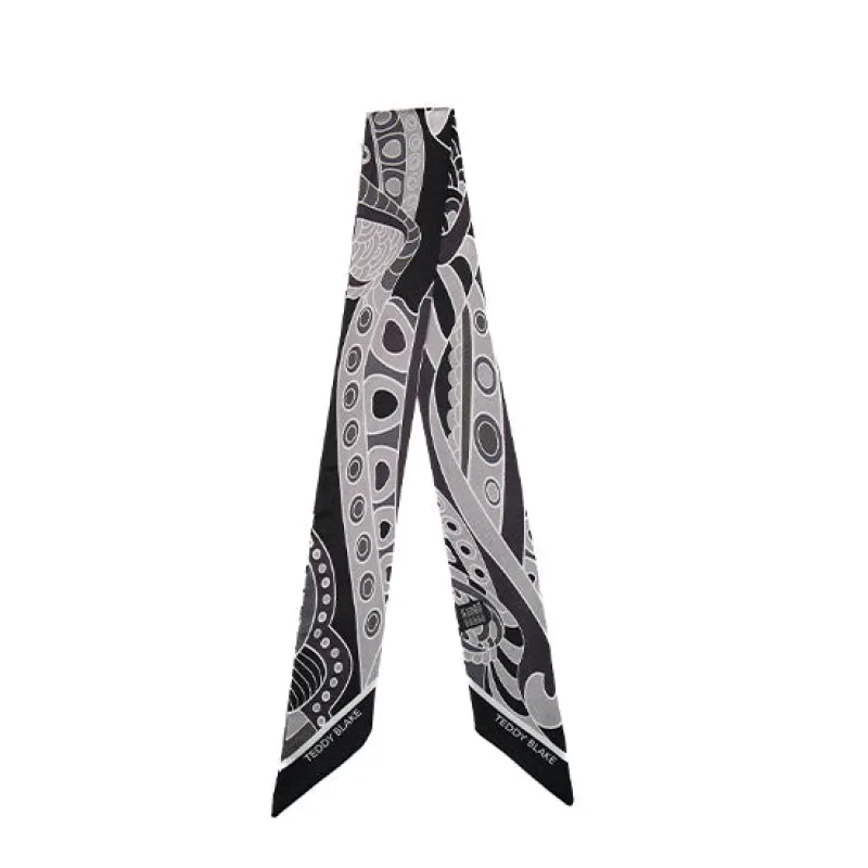 Silk Bag Tie - Black made by Teddy Blake