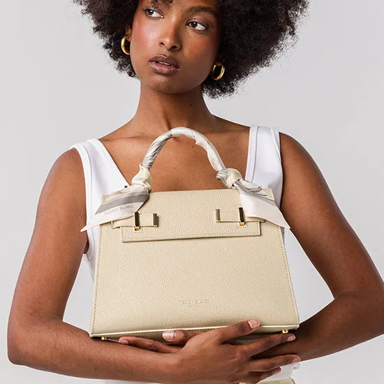 Silk Bag Tie - Cream sold by Teddy Blake product image thumbnail 2