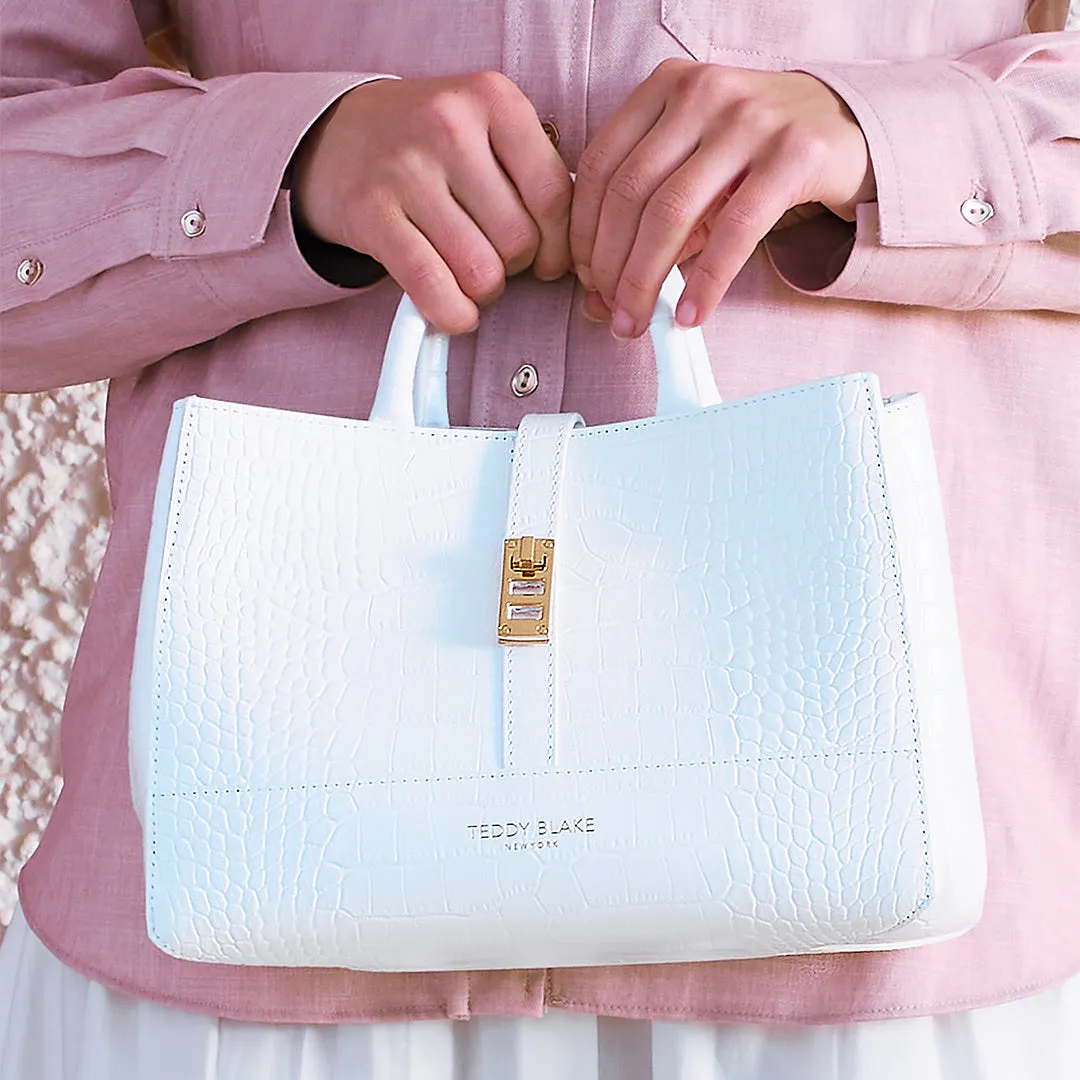 Lola Croco 10" - White sold by Teddy Blake product image thumbnail 2