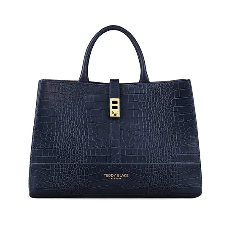 Lola Croco 15" - Dark Blue sold by Teddy Blake