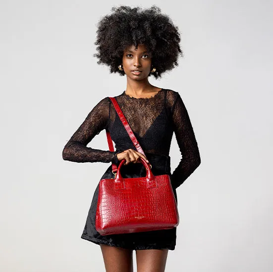 Bella Croco 12" - Dark Red sold by Teddy Blake product image thumbnail 2