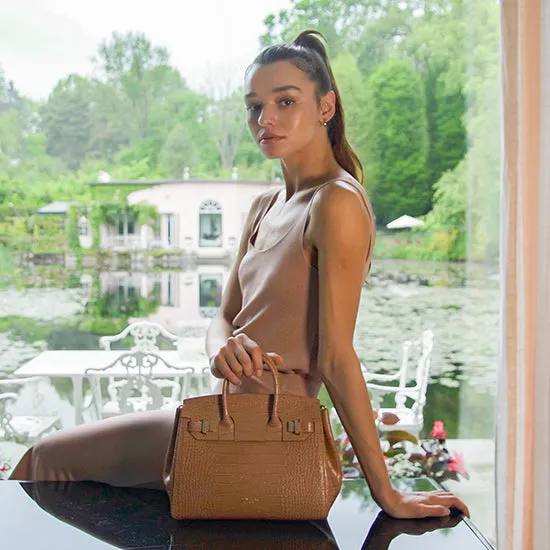 Gigi Croco 11" - Dark Blush sold by Teddy Blake product image thumbnail 2