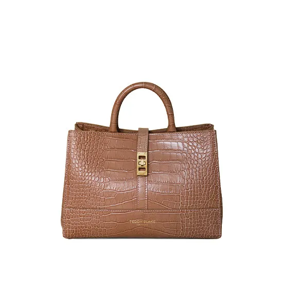 Lola Croco 10" - Dark Blush sold by Teddy Blake