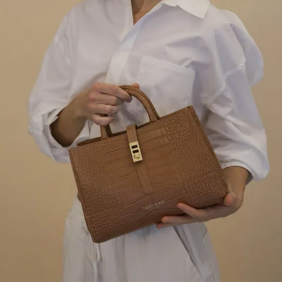 Lola Croco 10" - Dark Blush sold by Teddy Blake product image thumbnail 2