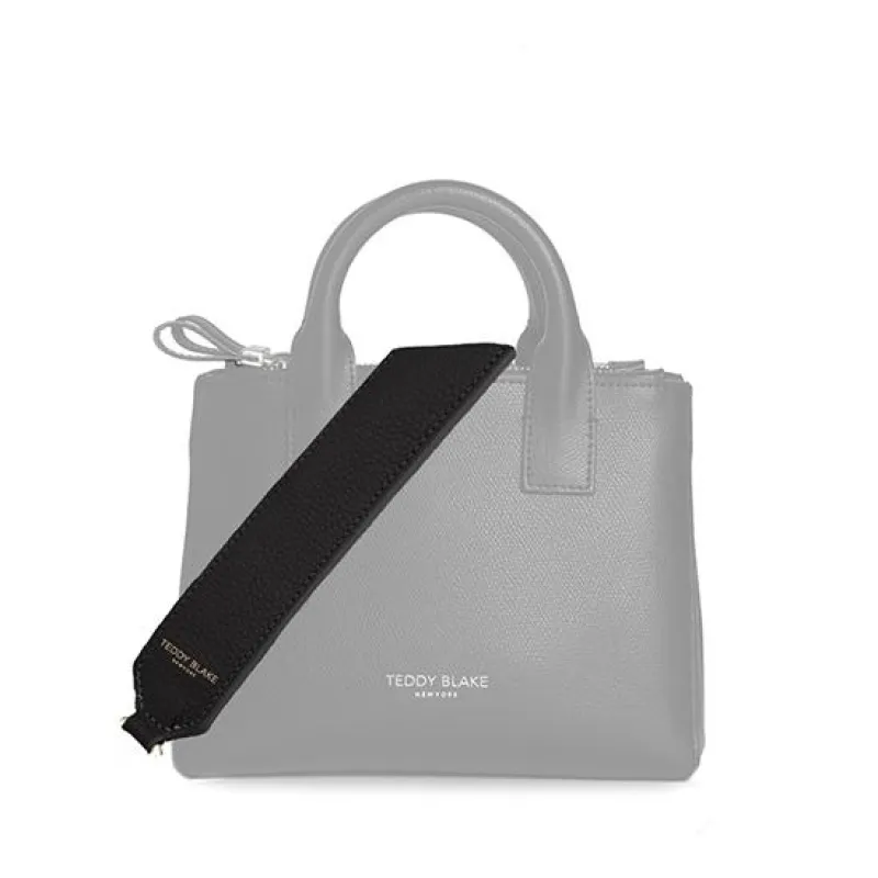 Stampato Leather Wide Strap - Black sold by Teddy Blake