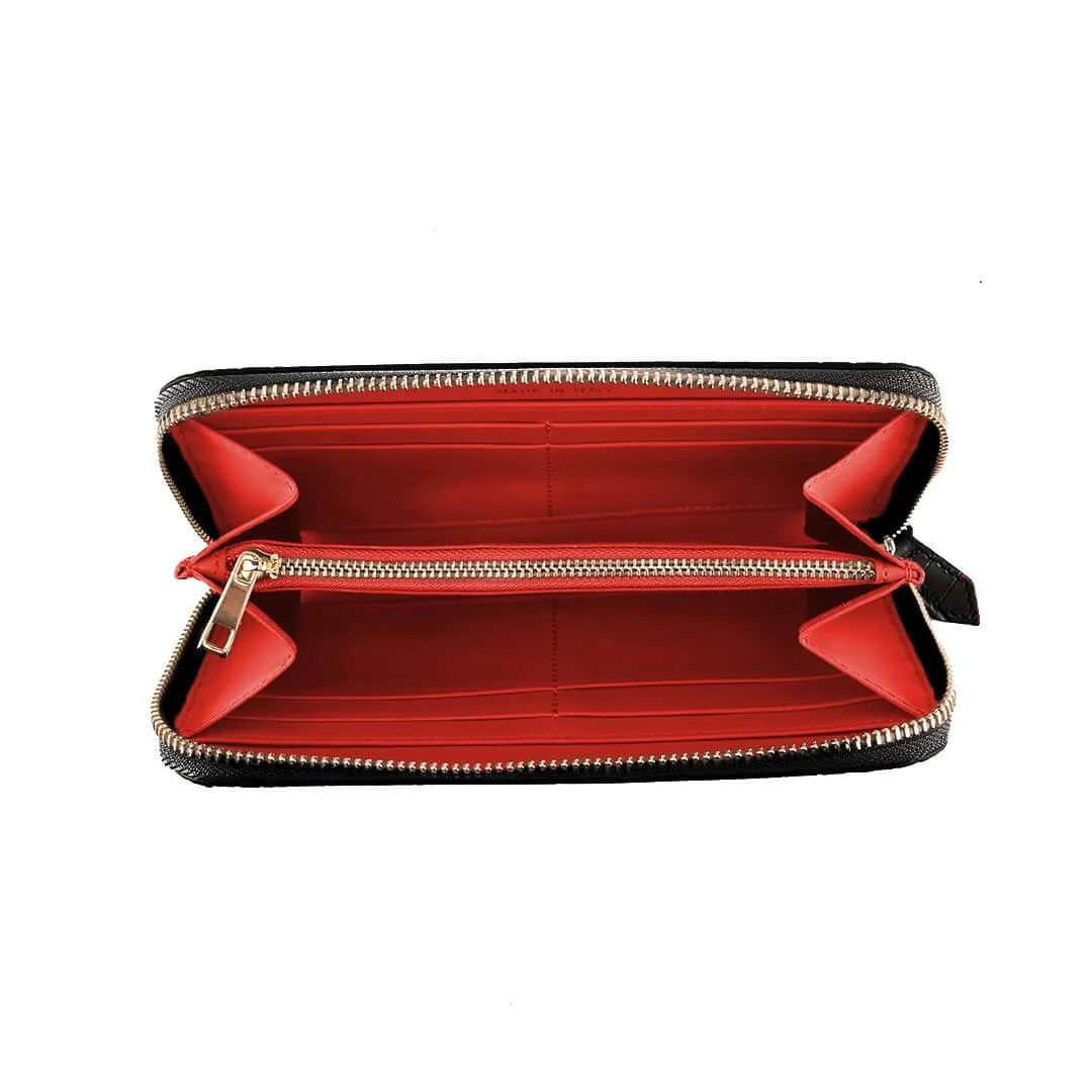 TB Zipwallet Croco - Black sold by Teddy Blake product image thumbnail 4