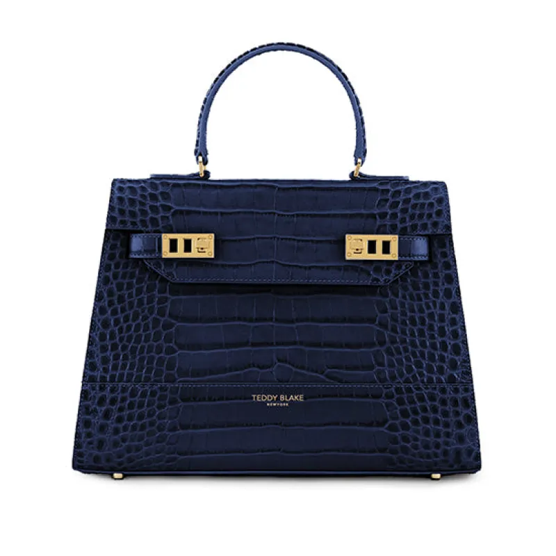 Kim Croco 14" - Dark Blue sold by Teddy Blake