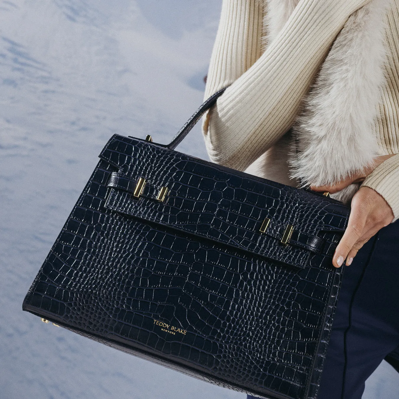 Ava Croco 14" - Blue Jeans sold by Teddy Blake product image thumbnail 2