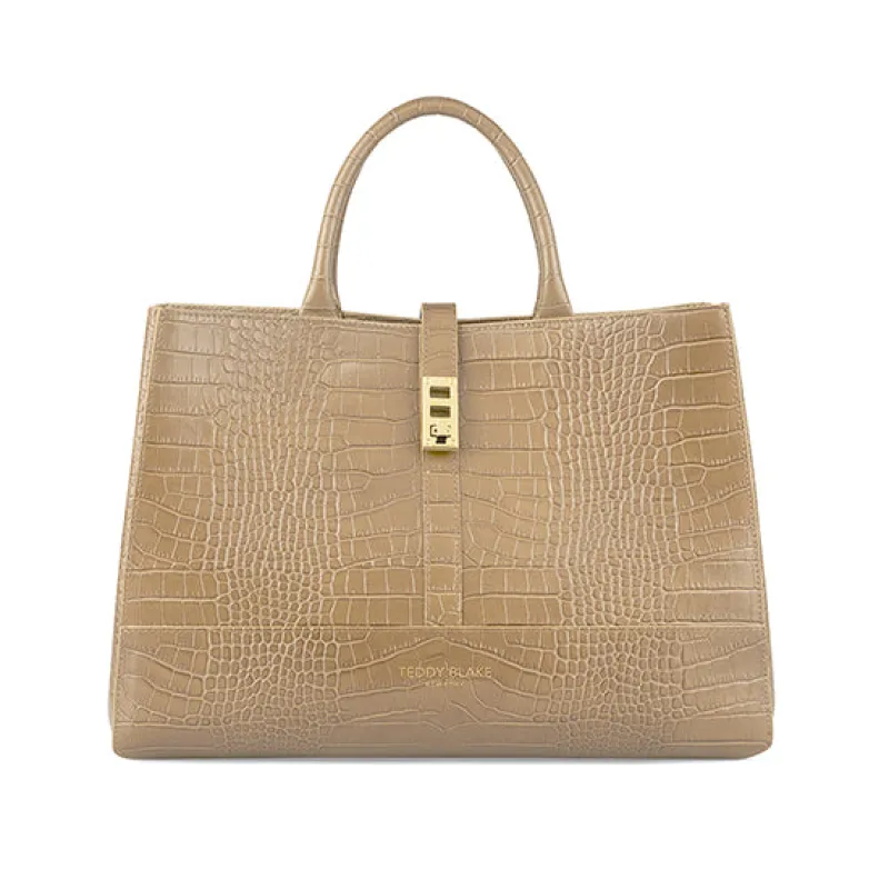 Lola Croco 15" - Light Beige sold by Teddy Blake