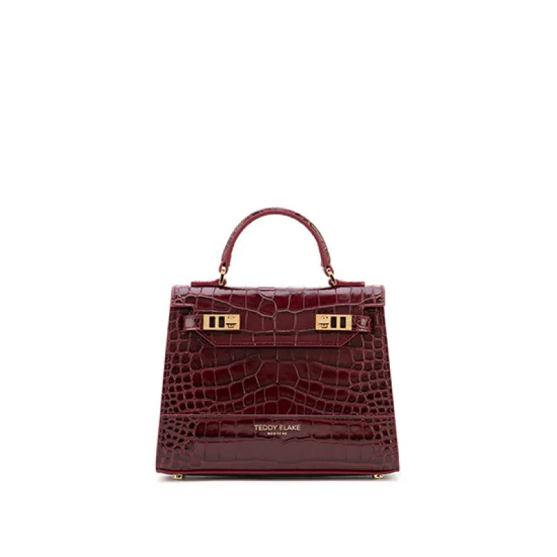 Kim Croco 9" - Bordeaux sold by Teddy Blake