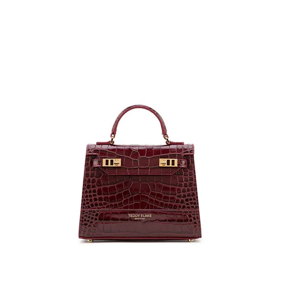 Kim Croco 9" - Bordeaux sold by Teddy Blake