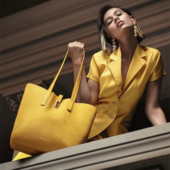 Nina Suede 12" - Yellow sold by Teddy Blake product image thumbnail 2