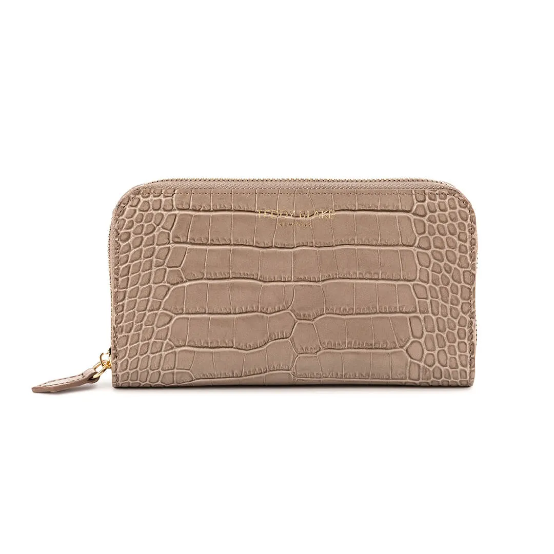 TB Zipwallet Croco - Light Beige sold by Teddy Blake product image thumbnail 3