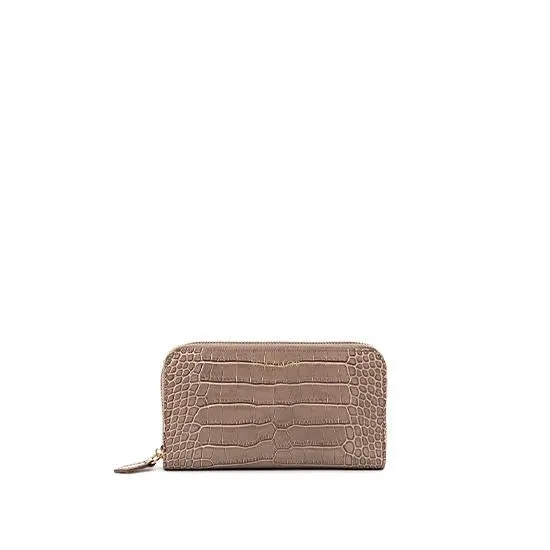 TB Zipwallet Croco - Beige sold by Teddy Blake