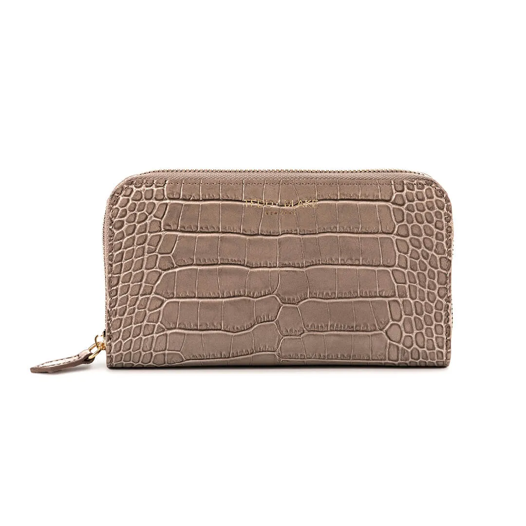 TB Zipwallet Croco - Beige sold by Teddy Blake product image thumbnail 3