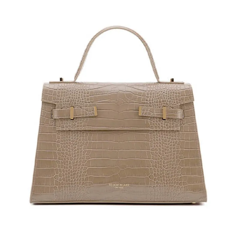 Ava Croco  14" - Light Beige made by Teddy Blake