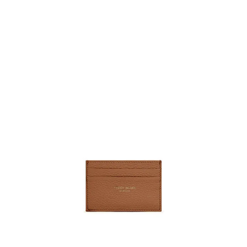 TB Cardholder Stampato - Camel Brown made by Teddy Blake