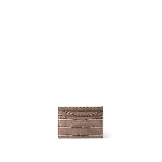 TB Cardholder Croco - Beige sold by Teddy Blake