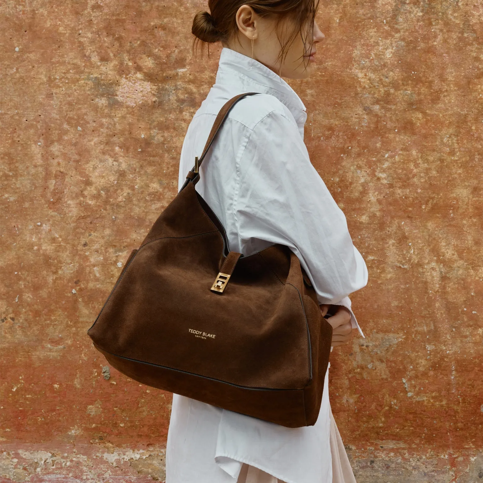 Amelia Suede 15" - Dark Brown sold by Teddy Blake product image thumbnail 2