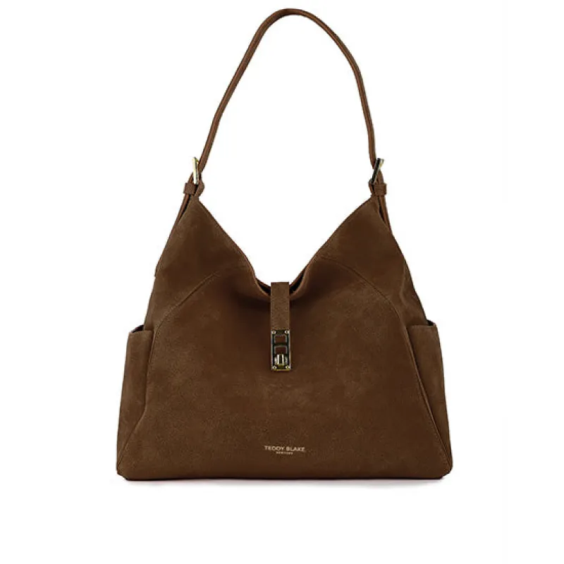 Amelia Suede 15" - Dark Brown made by Teddy Blake