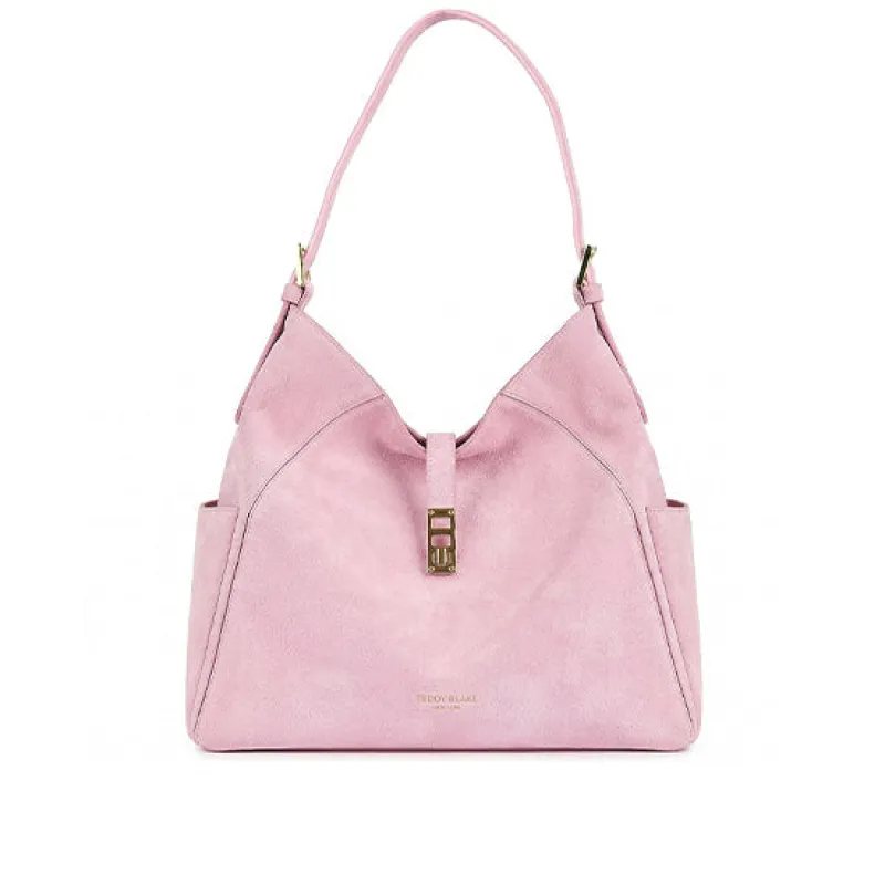 Amelia Suede 15" - Nude Pink made by Teddy Blake