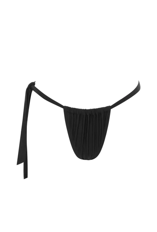MATIRA TIE BOTTOM - ONYX sold by Somerfield Swim