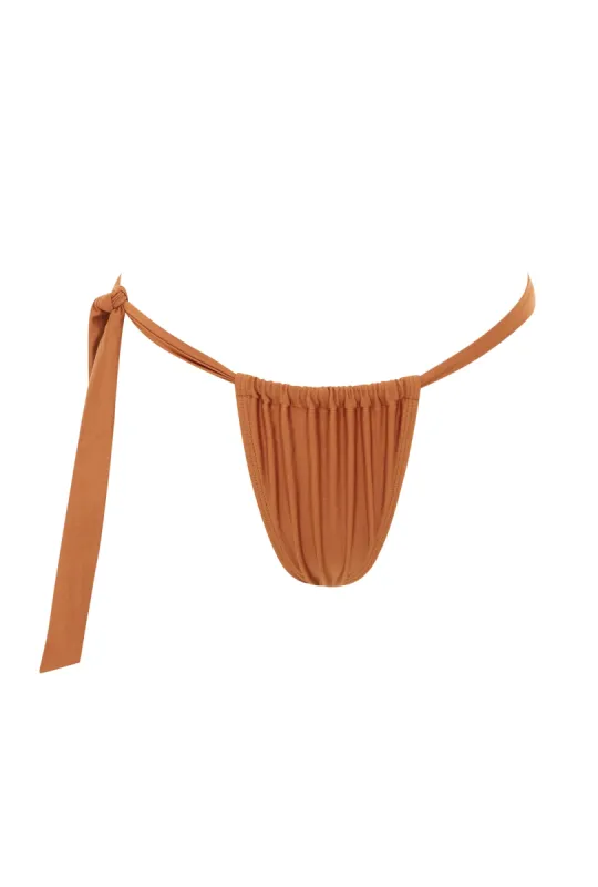 MATIRA TIE BOTTOM - SUNBURNT sold by Somerfield Swim