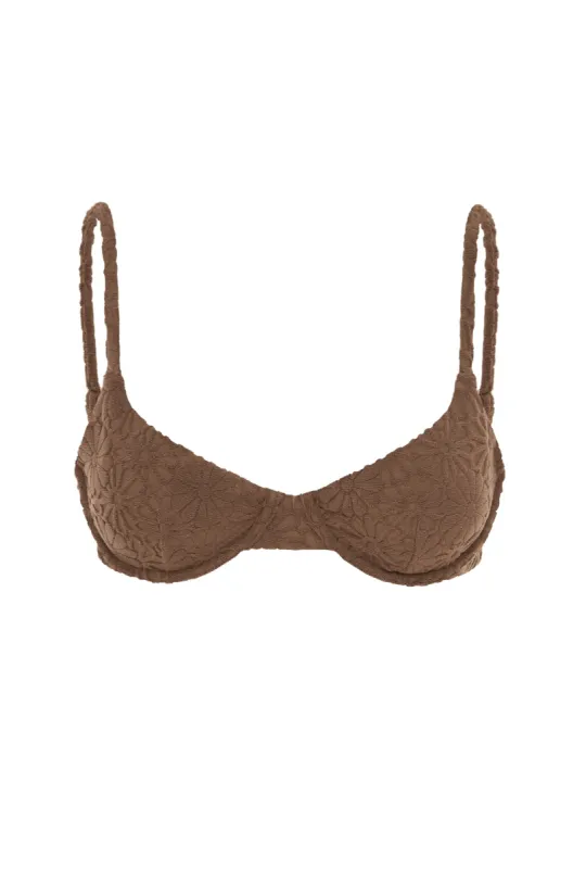 NAVAGIO TOP - MOCHA sold by Somerfield Swim