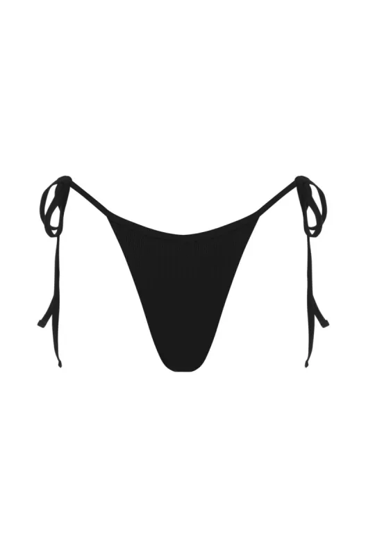 BRONTE TIE BOTTOM - MIDNIGHT made by Somerfield Swim