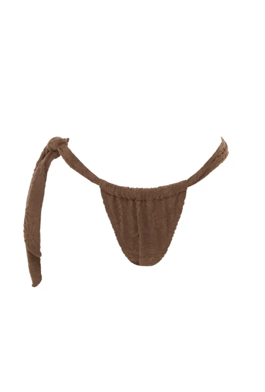 MATIRA TIE BOTTOM - MOCHA sold by Somerfield Swim