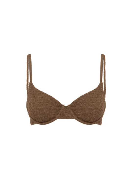 NAVAGIO TOP -  ESPRESSO sold by Somerfield Swim