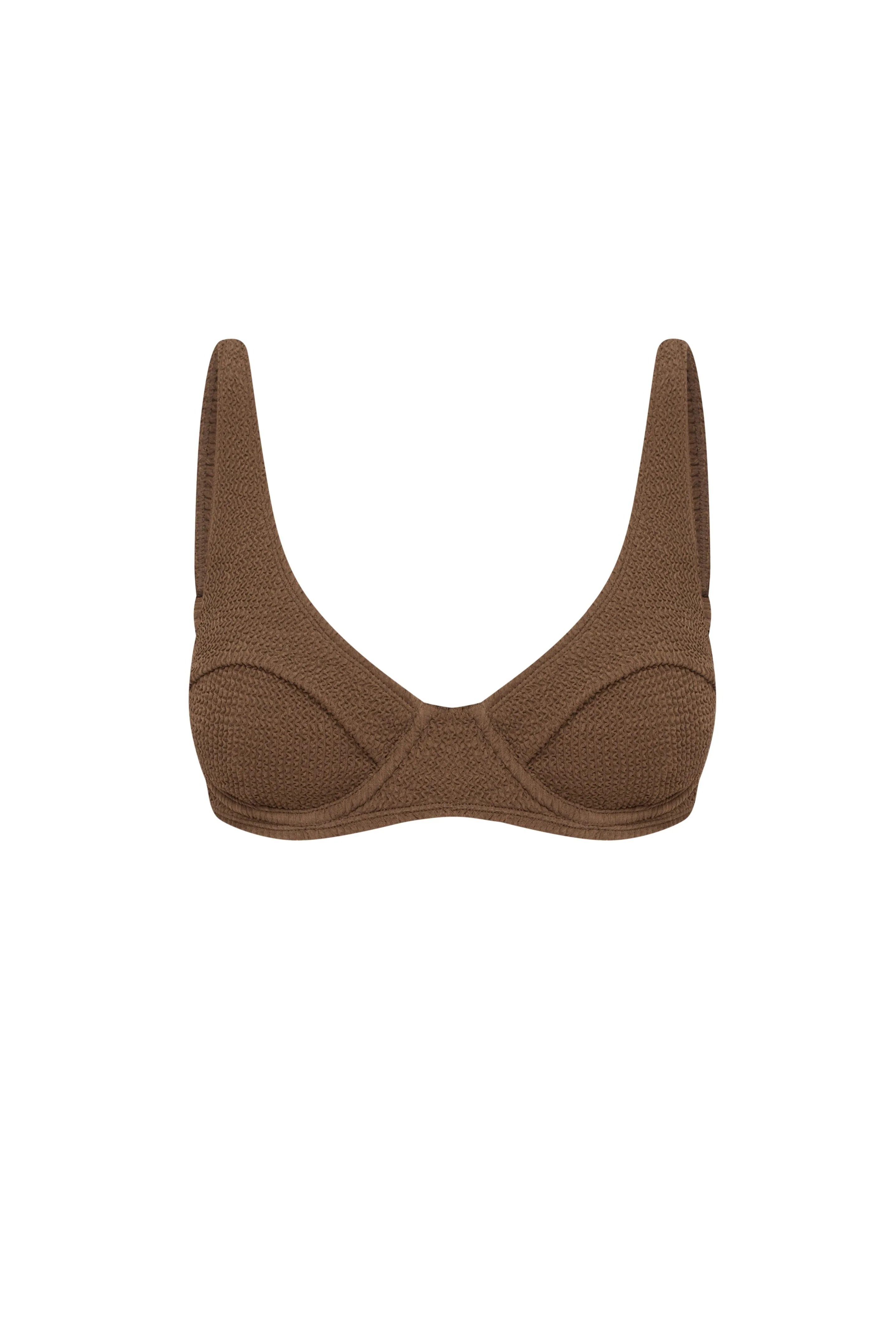 CAPRI TOP - ESPRESSO sold by Somerfield Swim