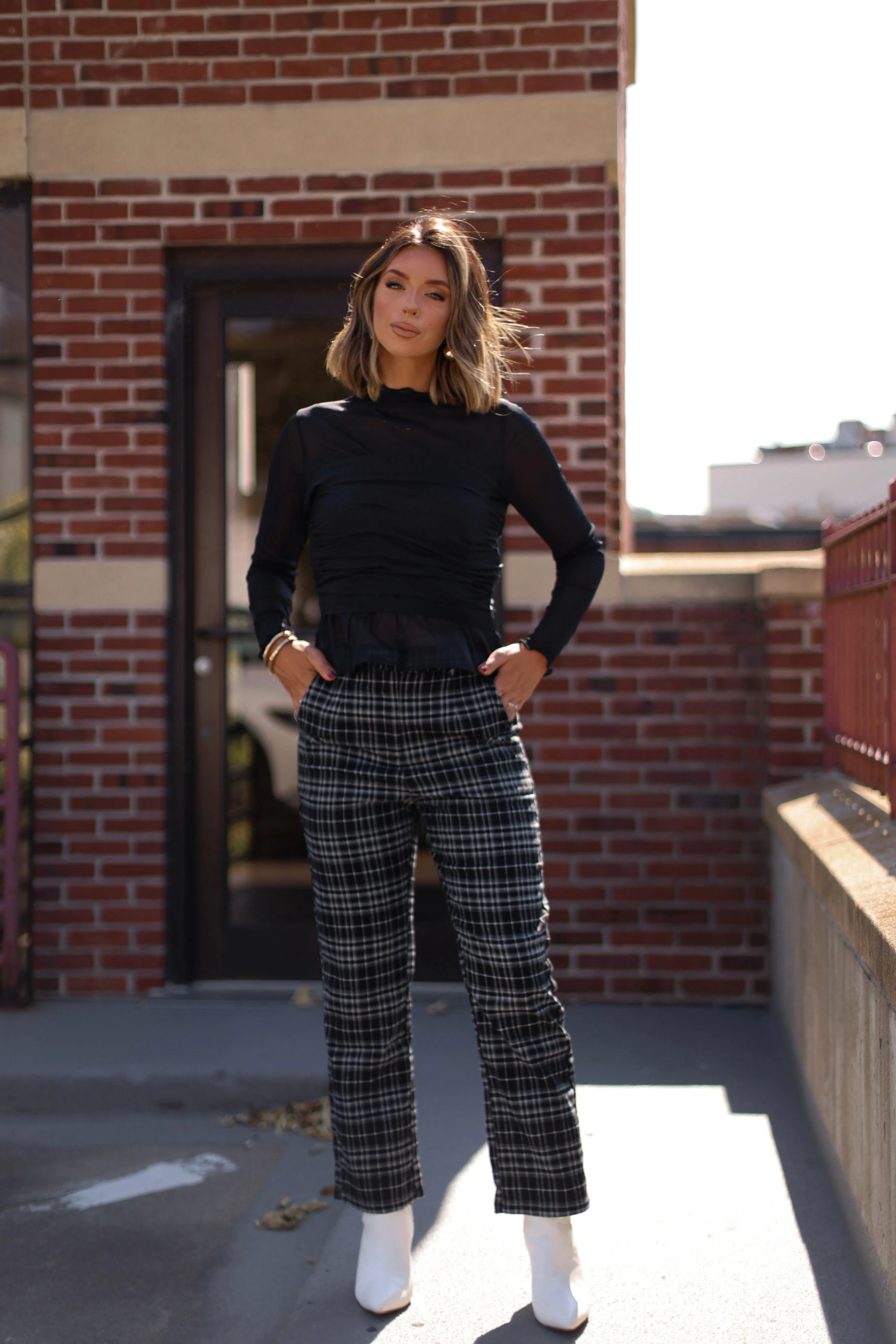 Plaid To Impress Pants sold by LANE 201 product image thumbnail 3