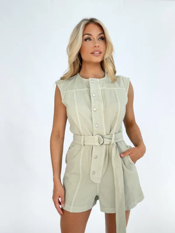Boardwalk Brunch Romper sold by LANE 201