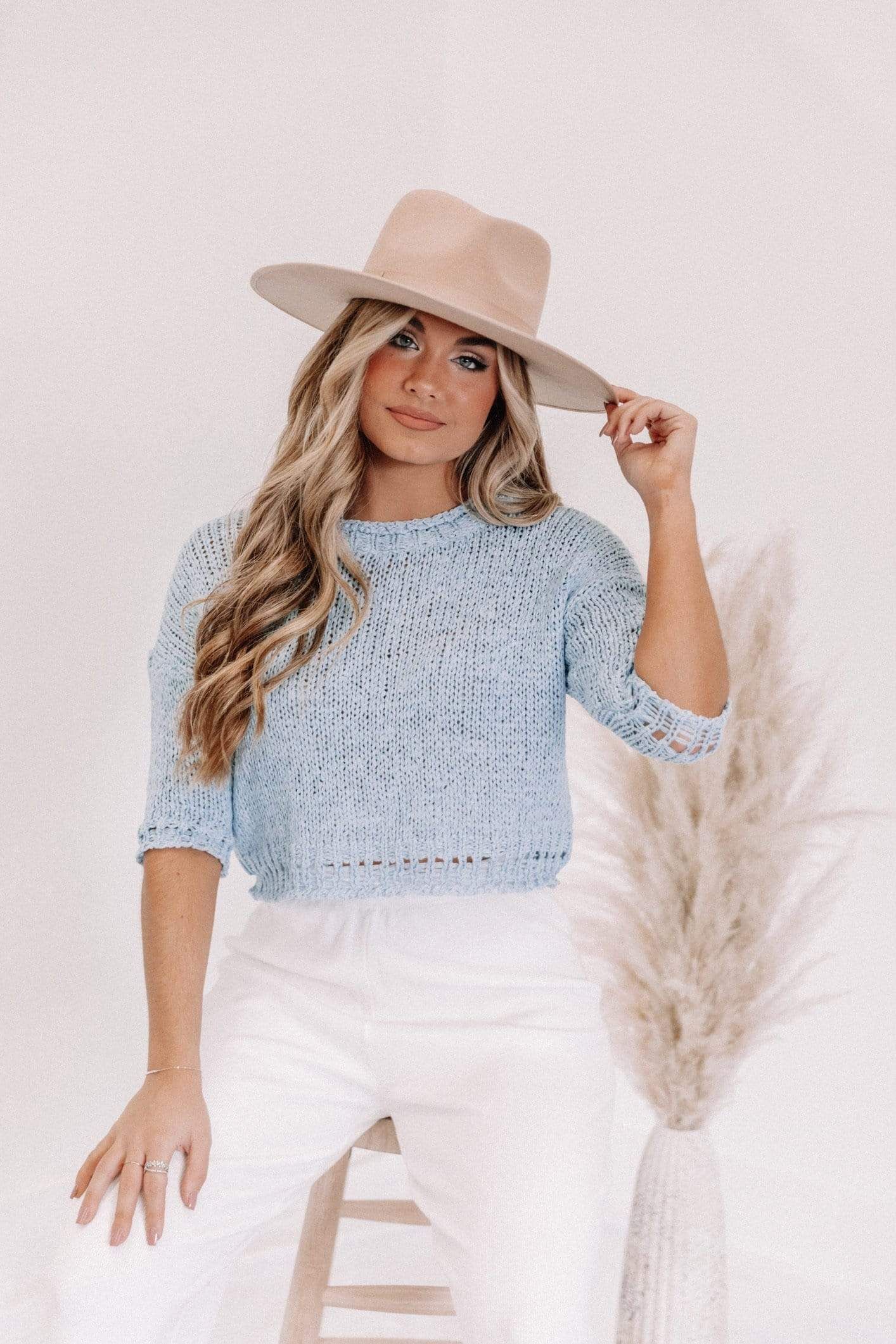 Out Of The Blue Knit Sweater sold by LANE 201