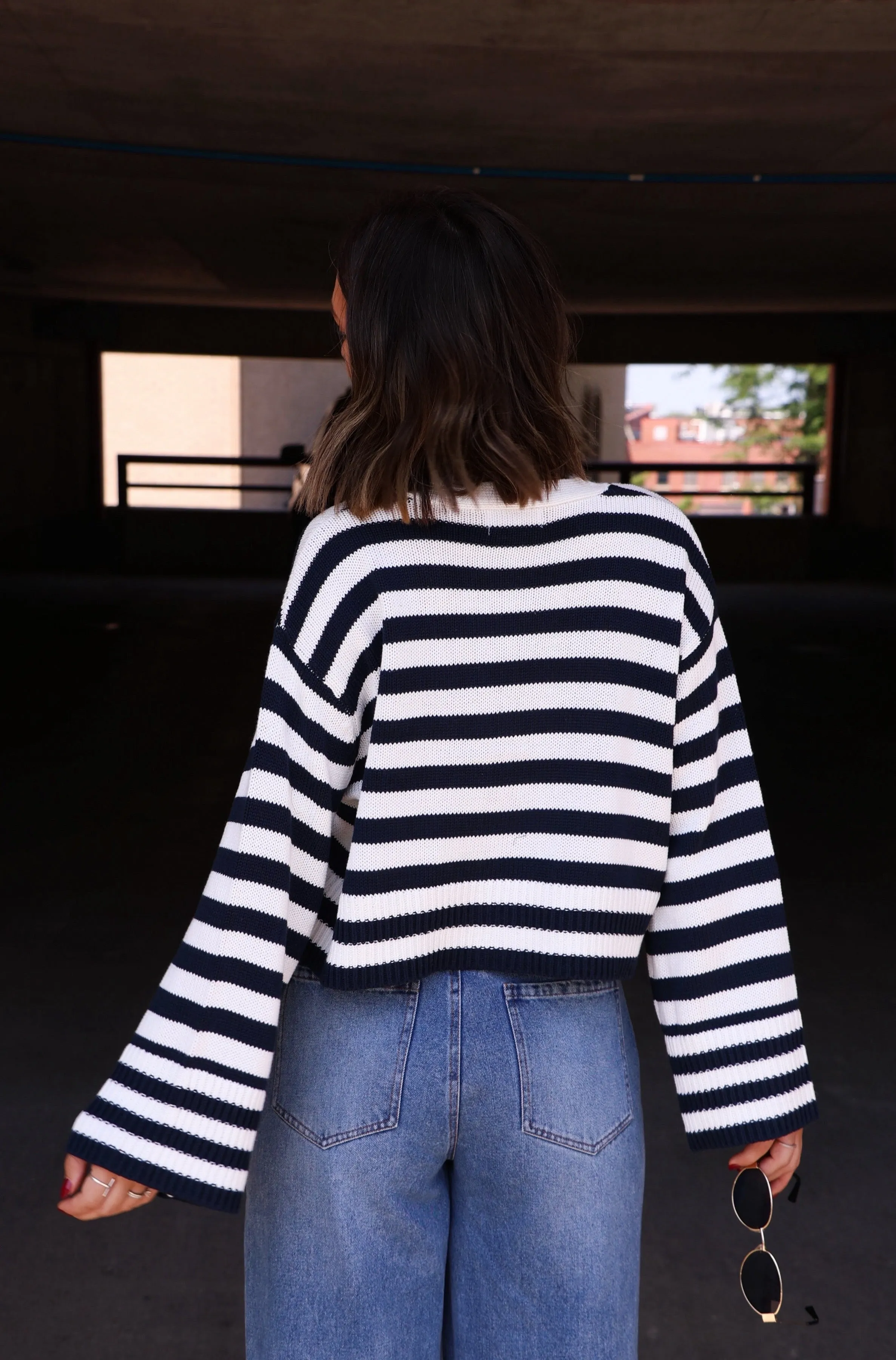Newport Striped Cardigan sold by LANE 201 product image thumbnail 2